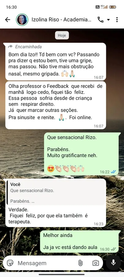 Depoimento de aluno da Academia Auricular